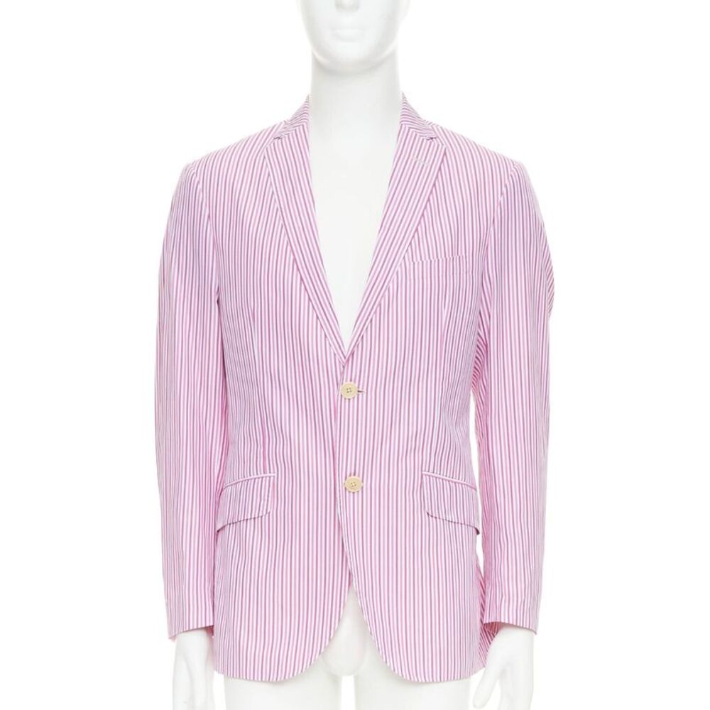 Etro Cotton Stripes Darted Blazer